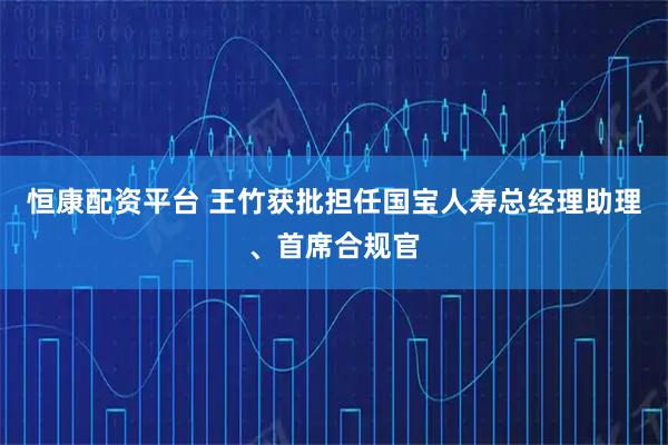 恒康配资平台 王竹获批担任国宝人寿总经理助理、首席合规官