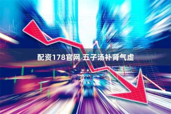配资178官网 五子汤补肾气虚